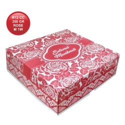 R12 CETAK COATED 350  MERAH 2W